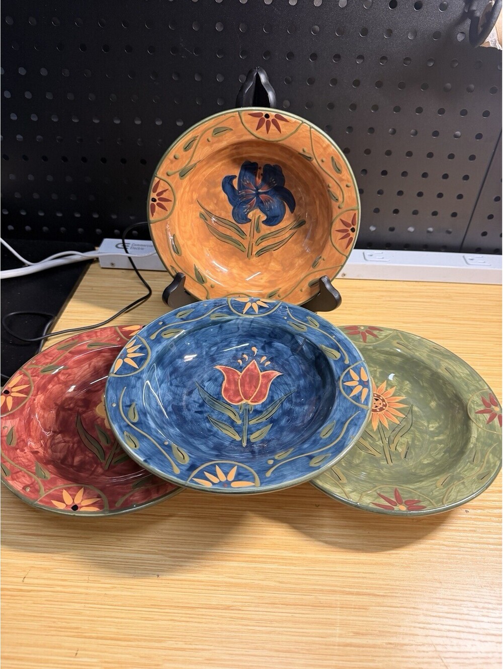 4pc Certified International Susan Winget Savannah Dinner Salad Plates Bowls Set